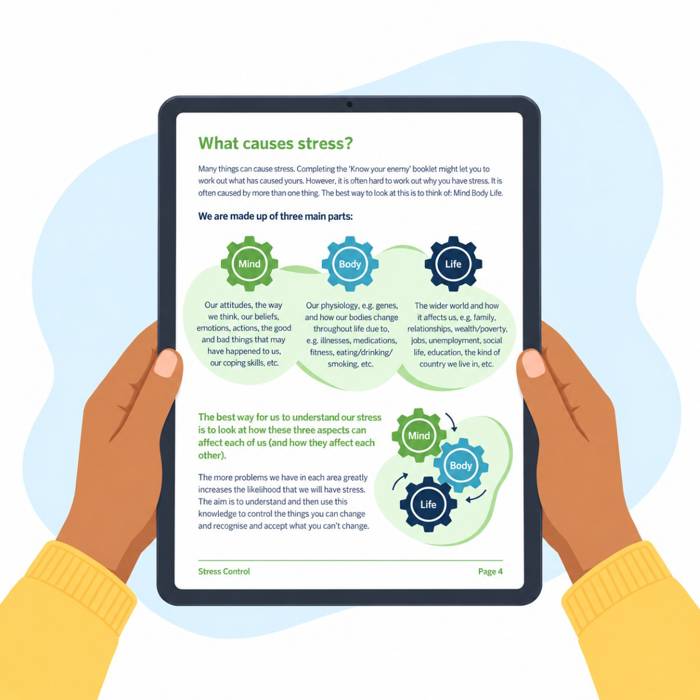 Stress Management Booklets Anxiety Mental Health