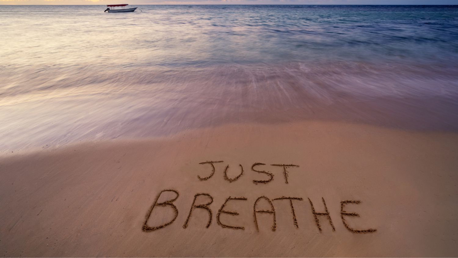 Just Breathe Relaxation Quote