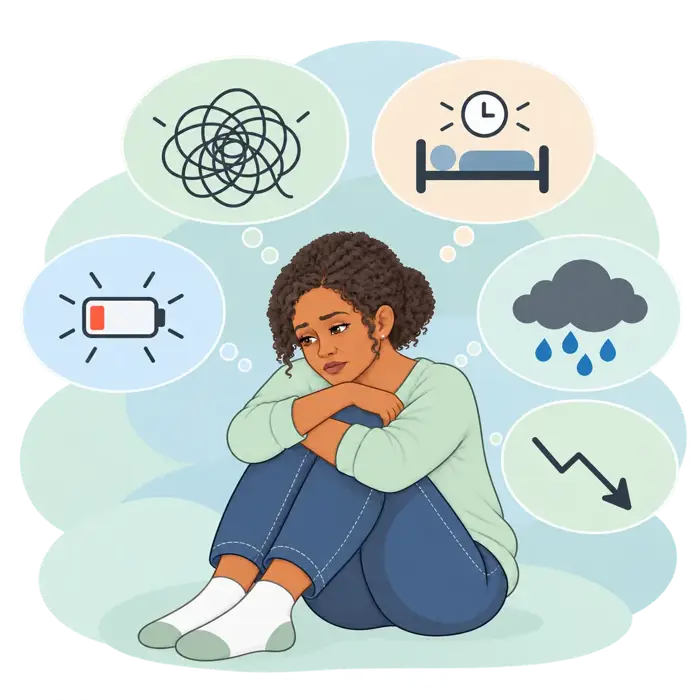 Signs Of Stress Depression Anxiety Poor Sleep